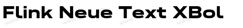 Flink Neue Text XBol字体转换 Flink Neue Text XBol字体转换